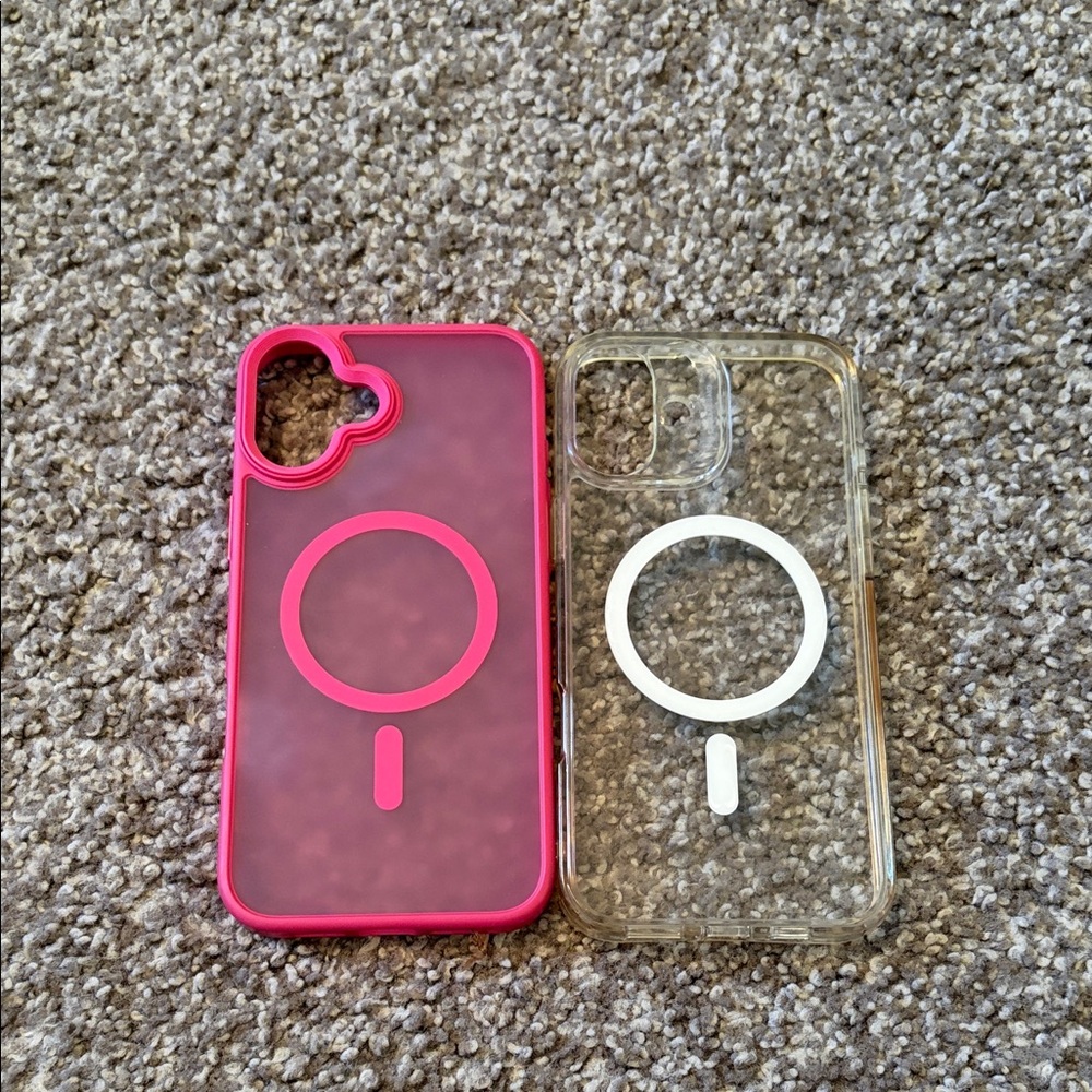 Bundle of Two Apple iPhone 16 Max Magnetic Wireless Charging Phone Cases